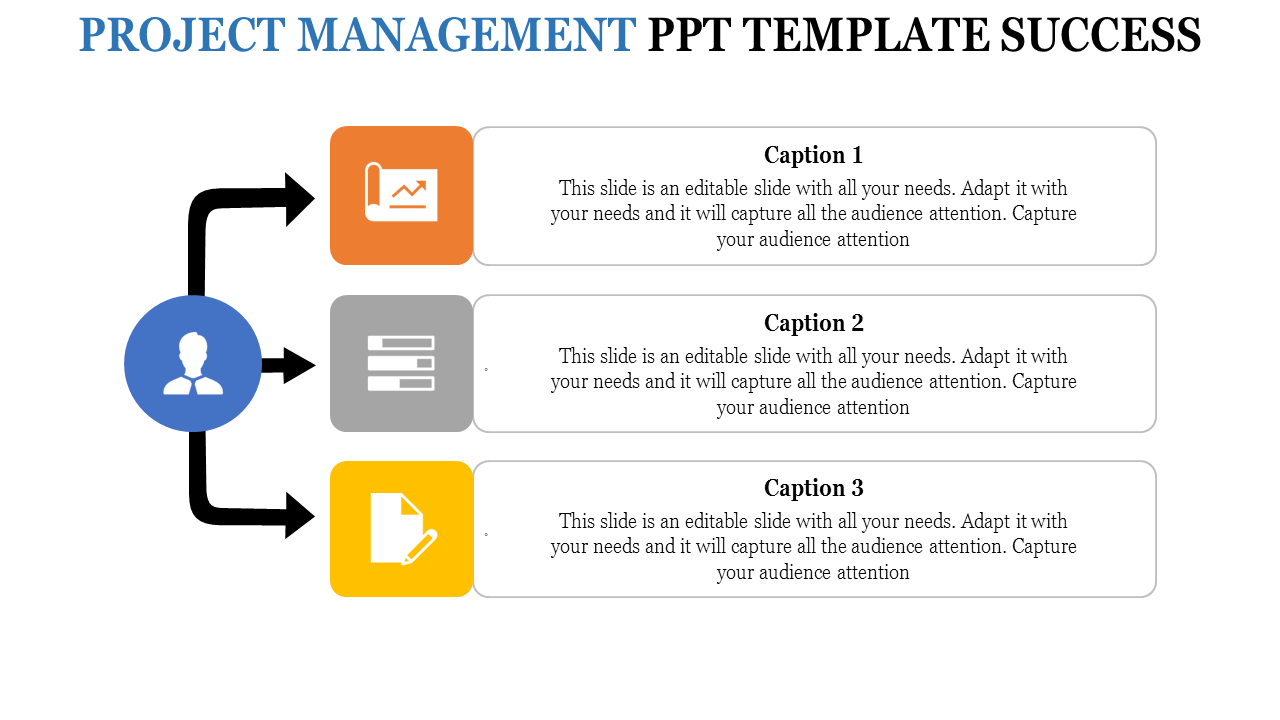 Free - Creative Project Management PPT Template Slide Design